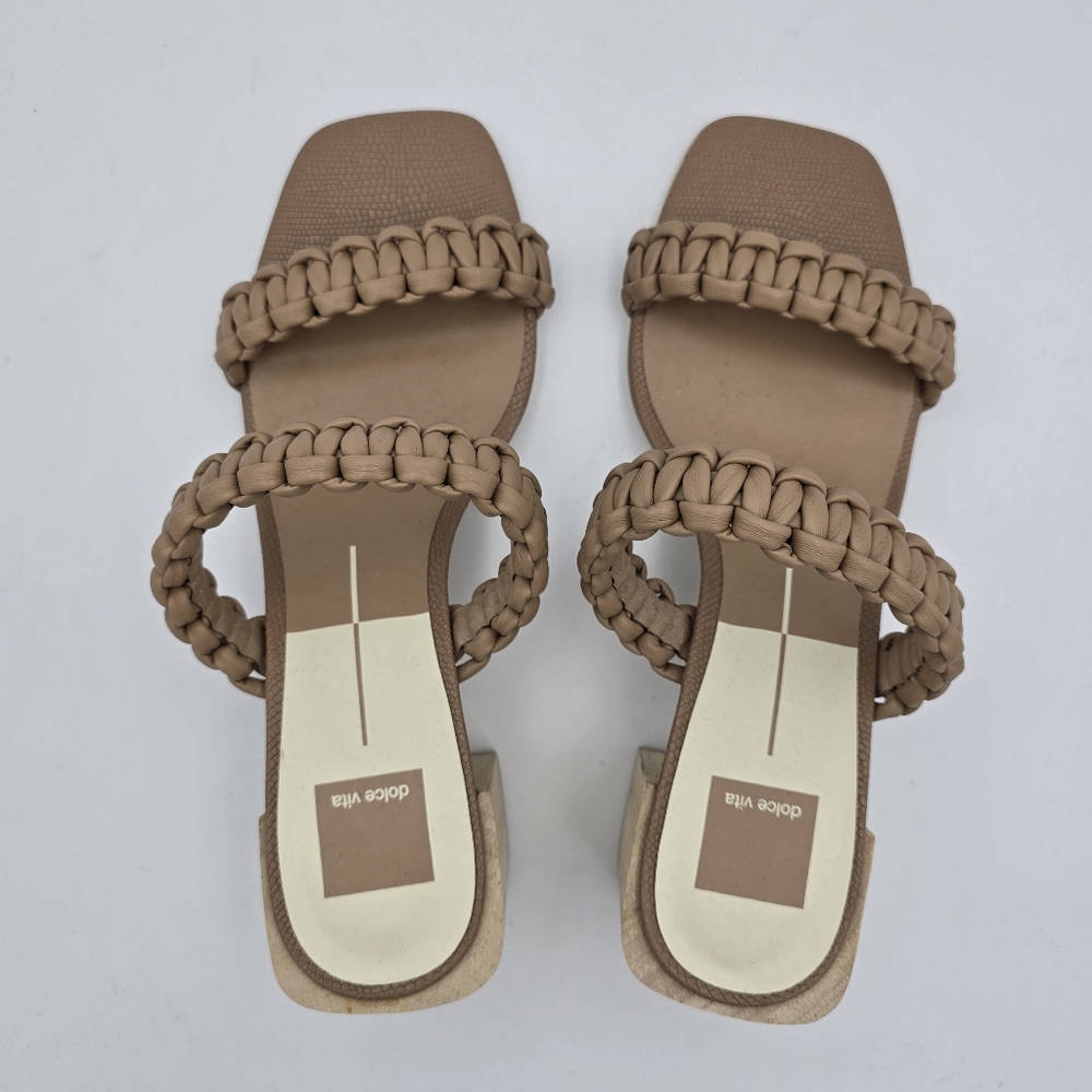 NWOT Dolce Vita Women's Zeno Heeled Sandals, Cafe Stella, Size 10 - Picture 8 of 16